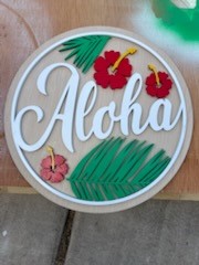 Aloha Door Hanger