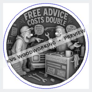 KVS Woodworking KVS-COIN-0122 coin artwork preview