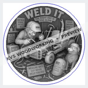 KVS Woodworking KVS-COIN-0123 coin artwork preview
