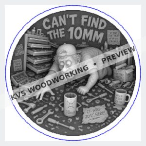 KVS Woodworking KVS-COIN-0124 coin artwork preview
