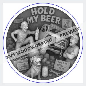 KVS Woodworking KVS-COIN-0125 coin artwork preview