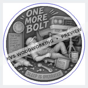 KVS Woodworking KVS-COIN-0127 coin artwork preview