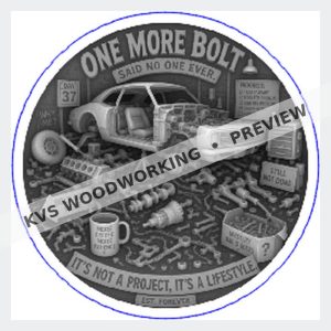 KVS Woodworking KVS-COIN-0128 coin artwork preview