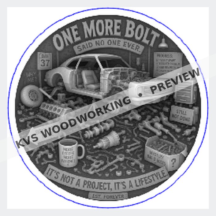 KVS Woodworking KVS-COIN-0128 coin artwork preview