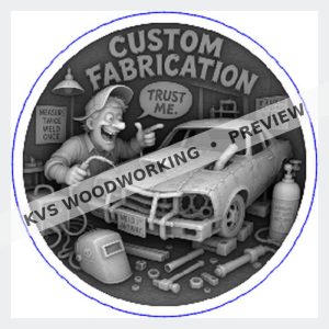 KVS Woodworking coin preview — Busted Knuckle — Custom Fabrication