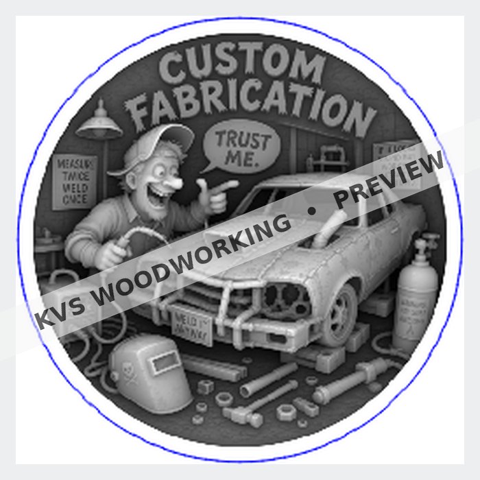 KVS Woodworking coin preview — Busted Knuckle — Custom Fabrication