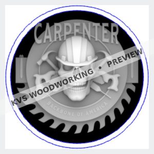 KVS Woodworking coin preview — Carpenter — Backbone of America
