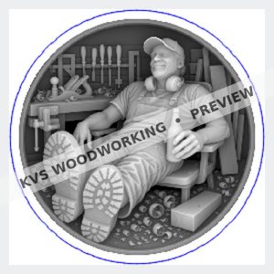 KVS Woodworking coin preview — Bad Decisions — One More Beer, One More Project
