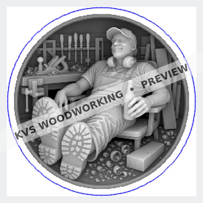 KVS Woodworking coin preview — Bad Decisions — One More Beer, One More Project