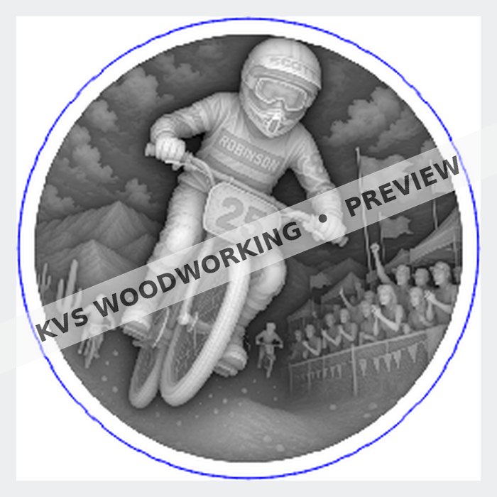 KVS Woodworking coin preview — BMX Racing — Robinson 25 Takes Flight