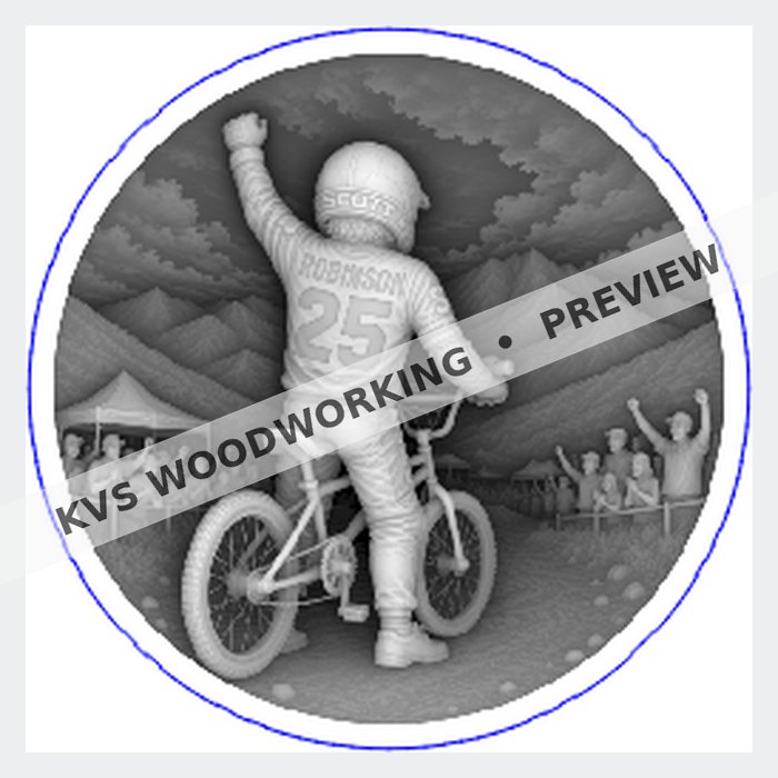 KVS Woodworking coin preview — BMX Racing — Robinson 25 Victory Lap