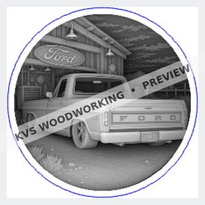KVS Woodworking coin preview — 1967 Ford F-100 — Old Barn Backroad