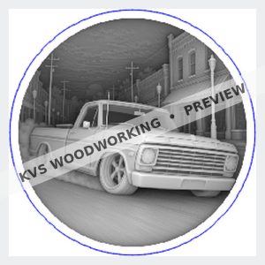 KVS Woodworking coin preview — 1967 Ford F-100 — Downtown Cruiser