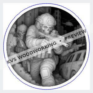 KVS Woodworking coin preview — American Warrior — Urban Advance