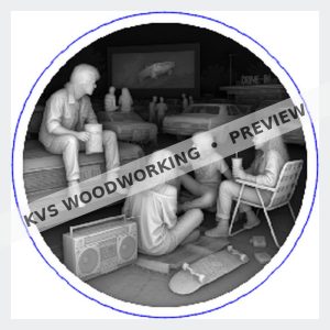 KVS Woodworking coin design — Analog Generation — The Basement Hangout