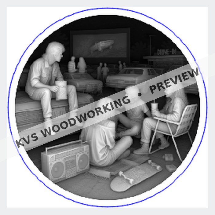 KVS Woodworking coin design — Analog Generation — The Basement Hangout