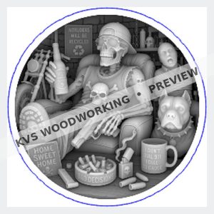 KVS Woodworking coin design — Home Sweet Home