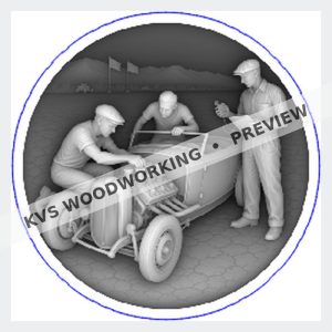 KVS Woodworking coin preview — NHRA 75th Anniversary — Hot Rod Builders