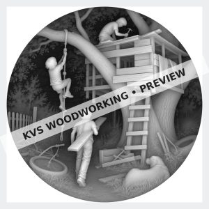 Watermarked grayscale preview of Gen X — No Regrets, Backyard Treehouse digital coin design