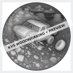 Watermarked grayscale preview of Ground Optional — Rough Landing digital coin design