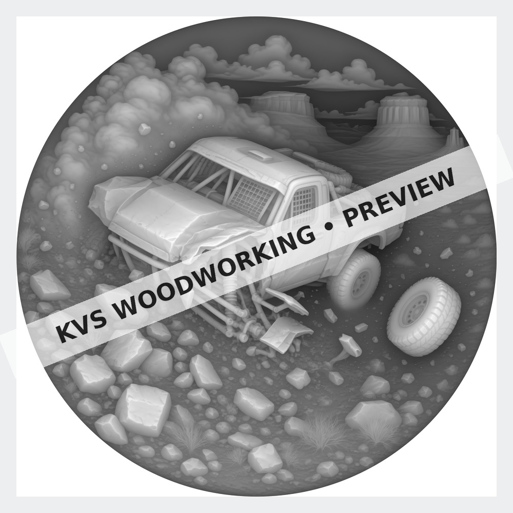 Watermarked grayscale preview of Ground Optional — Rough Landing digital coin design