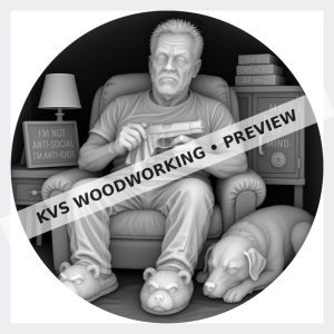Watermarked grayscale preview of Hollow Points — Peace of Mind digital coin design