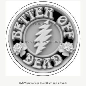 Better Off Dead – Lightning Skull-Free Emblem