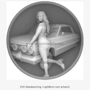 Woman & Impala Lowrider