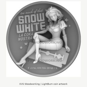 Snow White — Street-Art Pin-Up