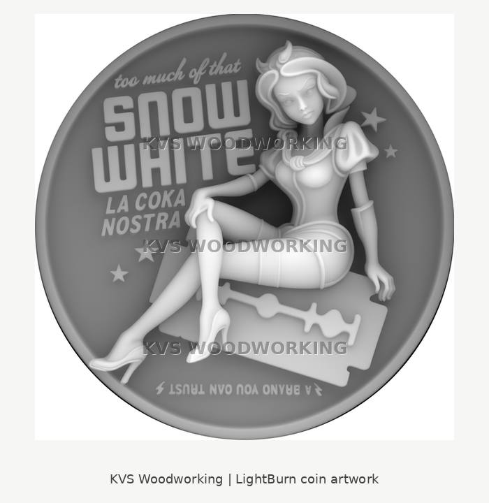 Snow White — Street-Art Pin-Up