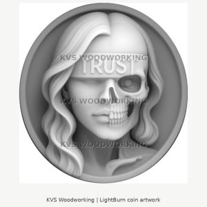 Trust — Half-Skull Portrait