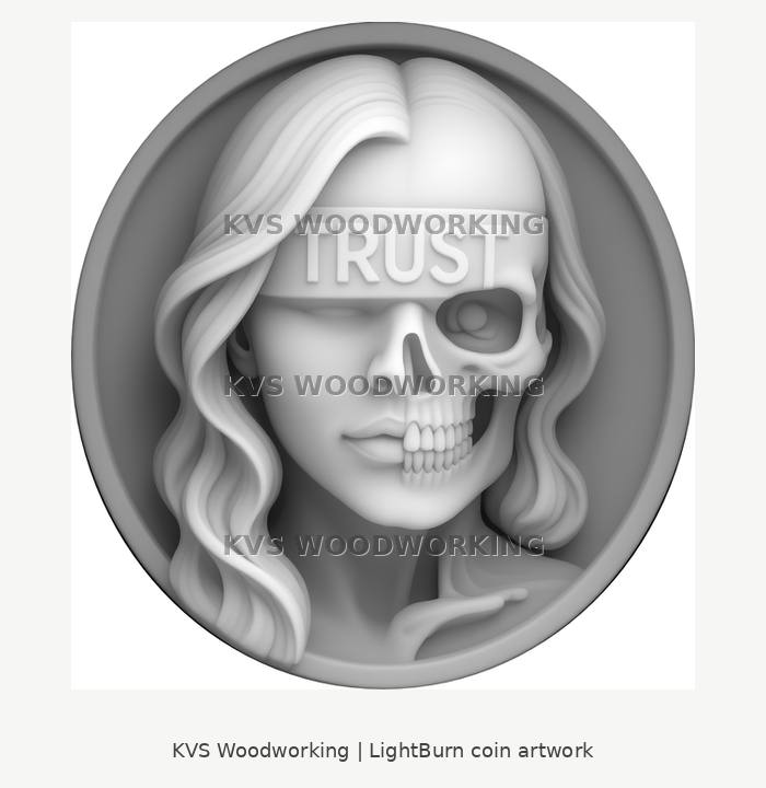 Trust — Half-Skull Portrait
