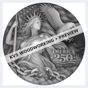 Watermarked grayscale preview of Liberty’s 250th — America 1776–2026 digital coin design