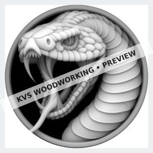 Watermarked grayscale preview of Rattlesnake Strike digital coin design