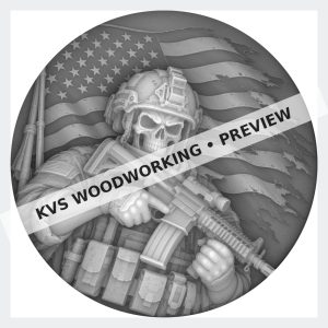 Watermarked grayscale preview of This Flag Still Stands — Armed Defender digital coin design