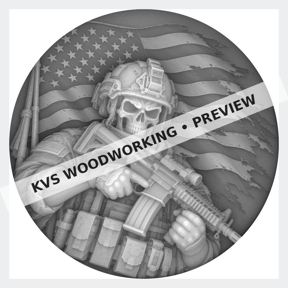 Watermarked grayscale preview of This Flag Still Stands — Armed Defender digital coin design
