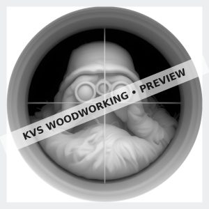 Watermarked grayscale preview of Through the Scope — Watchful Eyes digital coin design